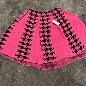 Pink preppy, mini skirt